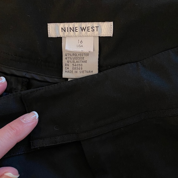 Nine West Black Dress Pants, Size 16 - Picture 8 of 8